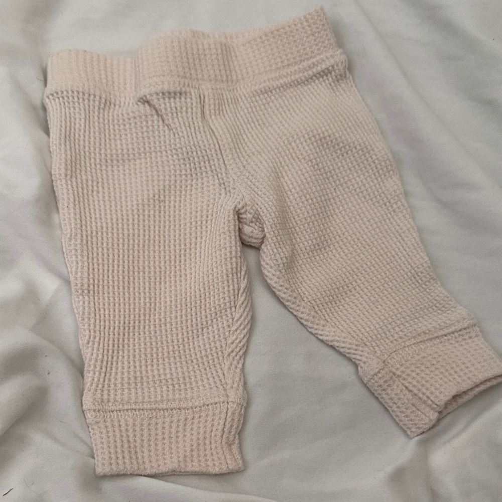 Carter's Little Planet Organic Textured Knit Leggings in Light Pink